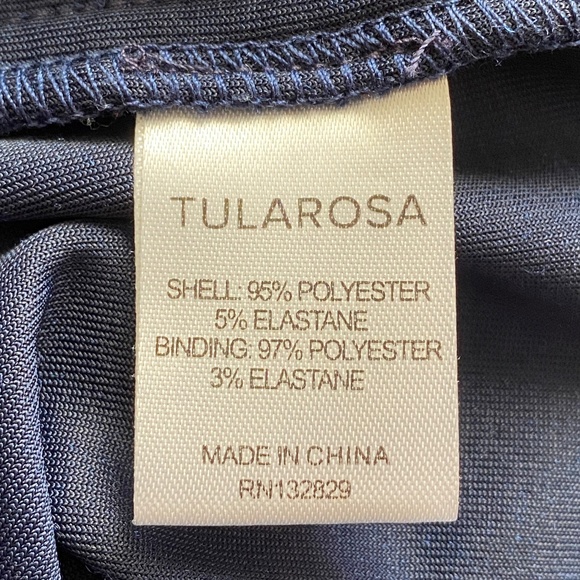 Tularosa Lexi Velvet Top Blouse in Midnight Blue Size Small - Picture 10 of 16